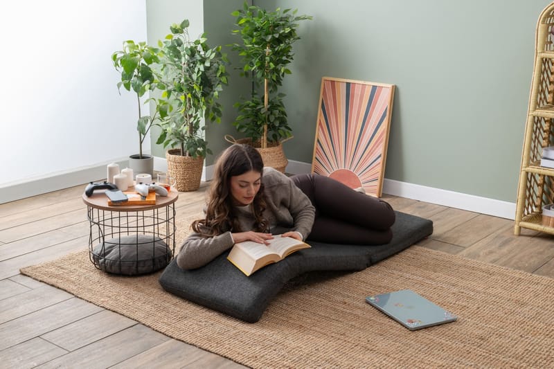 1-Seat Sofa-Bed Atelier Del Sofa Mørk grå - Mørkegrå - Møbler - Stoler & lenestoler - Lenestoler - Sovestol
