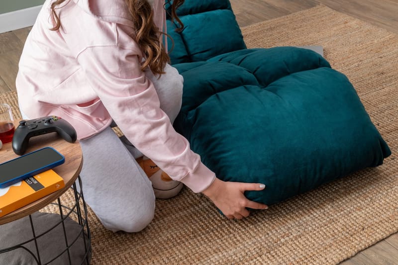 1-Seat Sofa-Bed Atelier Del Sofa Petrol Green - Møbler - Stoler & lenestoler - Lenestoler - Sovestol