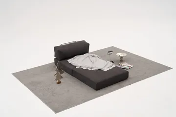 1-seters sofa Atelier Del Sofa Comfort Rest - Antrasitt - Møbler - Stoler & lenestoler - Lenestoler - Sovestol