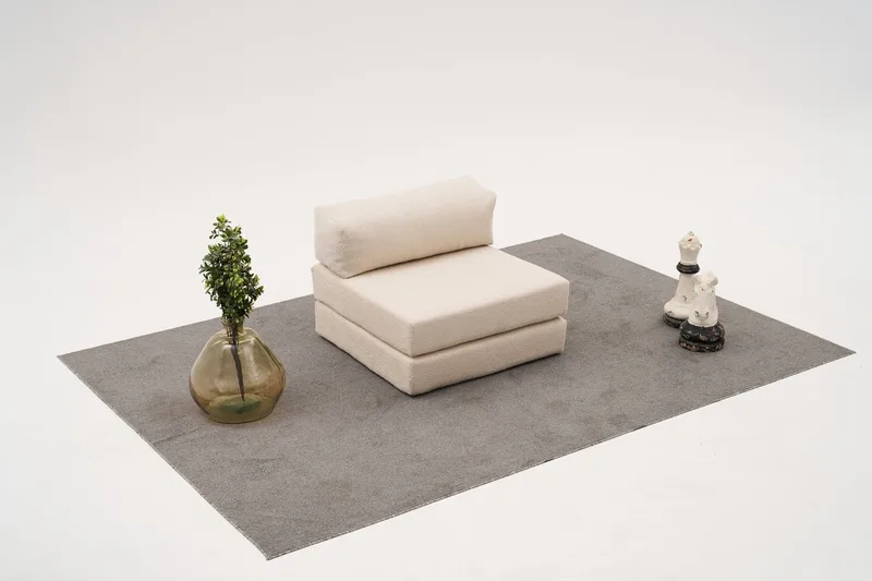 1-seters sofa Atelier Del Sofa Comfort Rest Cream - Møbler - Stoler & lenestoler - Lenestoler - Sovestol