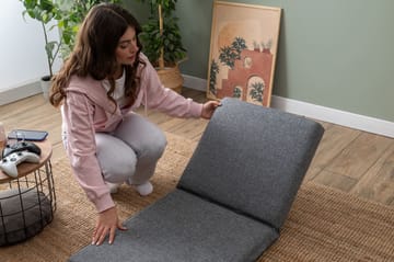 1-seters sovesofa Atelier Del Sofa Tera Single (55 x 65 x 60 cm) Lysegrå - Lysegrå - Møbler - Stoler & lenestoler - Lenestoler - Sovestol