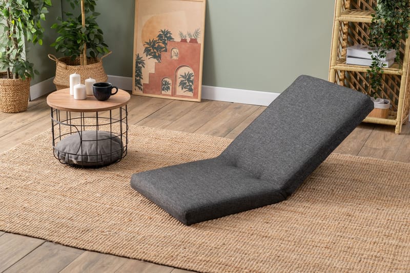 1-seters sovesofa Atelier Del Sofa Tera Single (55 x 65 x 60 cm) Mørk grå - Mørkegrå - Møbler - Stoler & lenestoler - Lenestoler - Sovestol