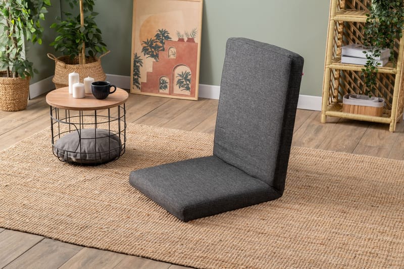 1-seters sovesofa Atelier Del Sofa Tera Single (55 x 65 x 60 cm) Mørk grå - Mørkegrå - Møbler - Stoler & lenestoler - Lenestoler - Sovestol