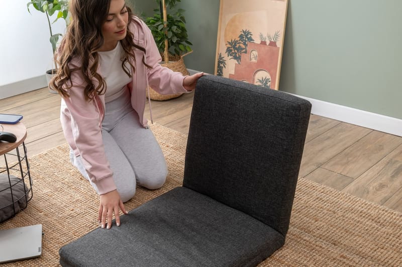 1-seters sovesofa Atelier Del Sofa Tera Single (55 x 65 x 60 cm) Mørk grå - Mørkegrå - Møbler - Stoler & lenestoler - Lenestoler - Sovestol