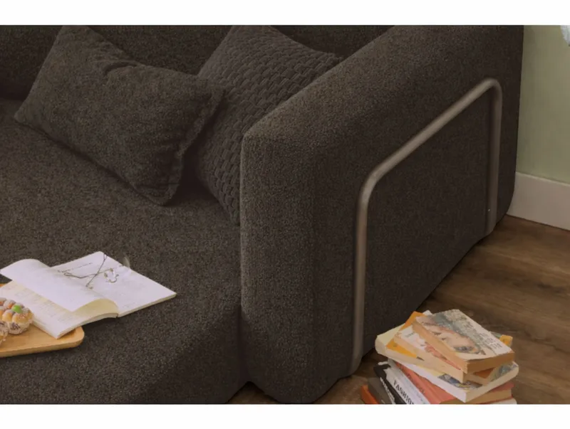 1-seters sovesofa Atelier Del Sofa Wello Single (80 x 70 cm) Antrasitt - Antrasitt - Møbler - Stoler & lenestoler - Lenestoler - Sovestol