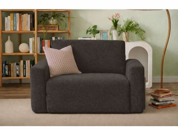 1-seters sovesofa Atelier Del Sofa Wello Single (80 x 70 cm) Antrasitt - Møbler - Stoler & lenestoler - Lenestoler - Sovestol