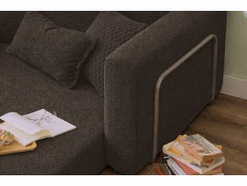 1-seters sovesofa Atelier Del Sofa Wello Single (80 x 70 cm) Antrasitt - Møbler - Stoler & lenestoler - Lenestoler - Sovestol