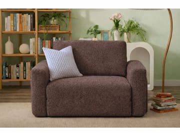 1-seters sovesofa Atelier Del Sofa Wello Single (80 x 70 cm) Brun - Møbler - Stoler & lenestoler - Lenestoler - Sovestol