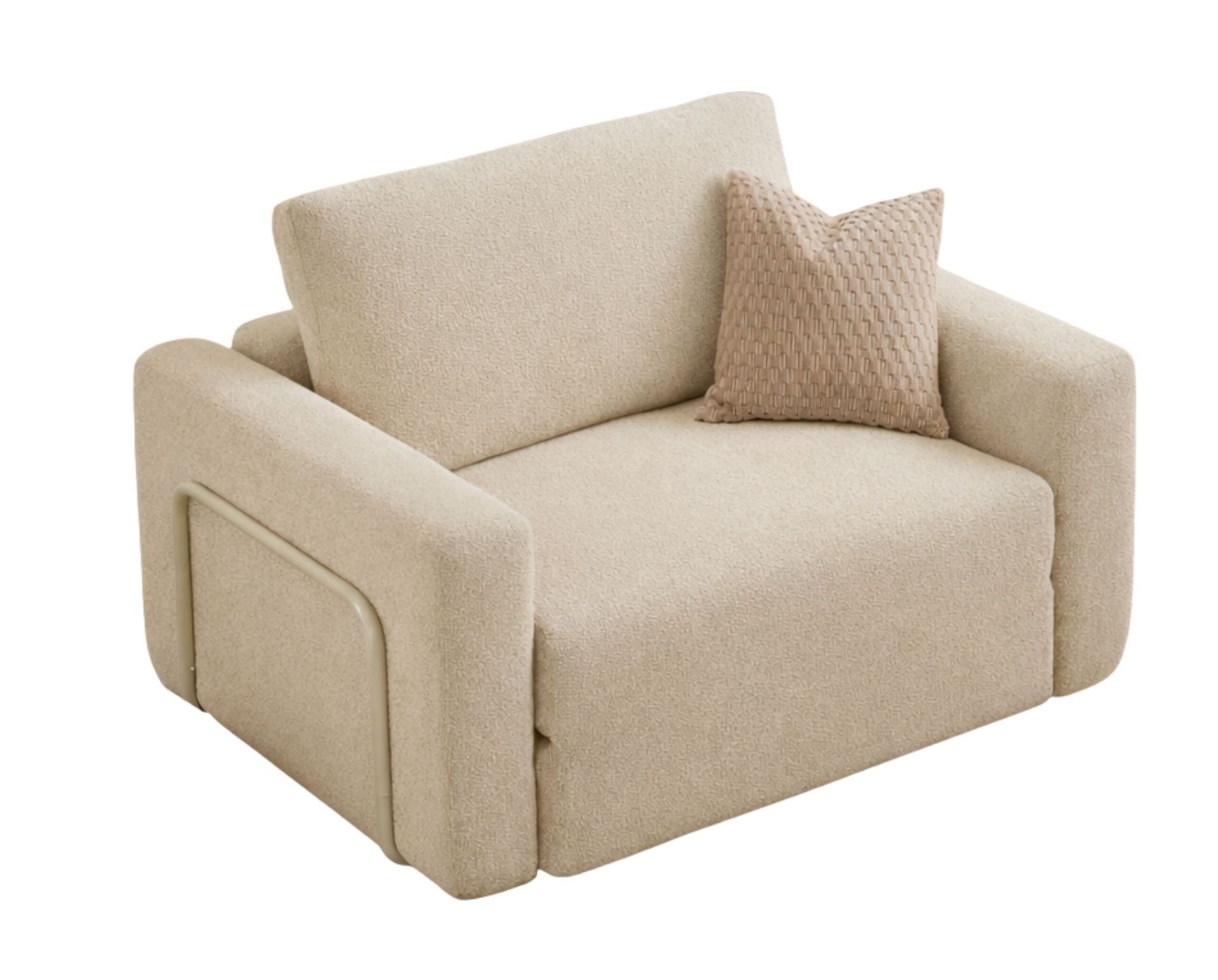 1-seters sovesofa Atelier Del Sofa Wello Single (80 x 70 cm) Krem -