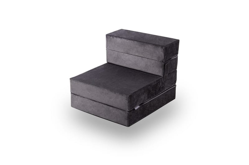 1-seters Sovesofa Maroubridgelcrest Antrasitt - Antrasitt - Møbler - Stoler & lenestoler - Lenestoler - Sovestol