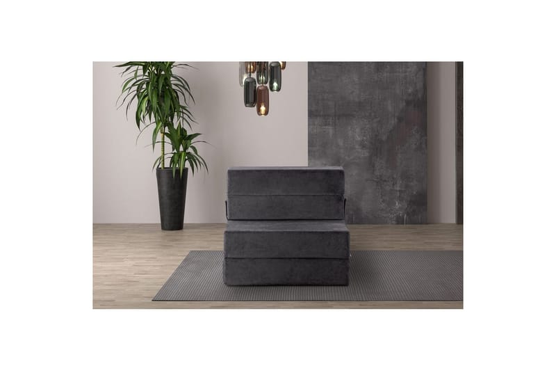 1-seters Sovesofa Maroubridgelcrest Antrasitt - Antrasitt - Møbler - Stoler & lenestoler - Lenestoler - Sovestol