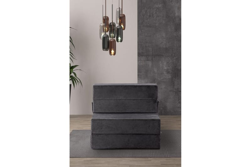 1-seters Sovesofa Maroubridgelcrest Antrasitt - Antrasitt - Møbler - Stoler & lenestoler - Lenestoler - Sovestol