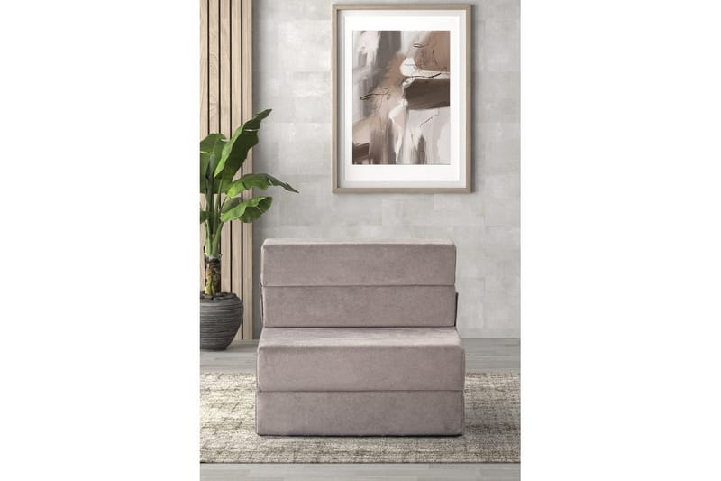 1-seters Sovesofa Maroubridgelcrest Lys Grå - Lys Grå - Møbler - Stoler & lenestoler - Lenestoler - Sovestol