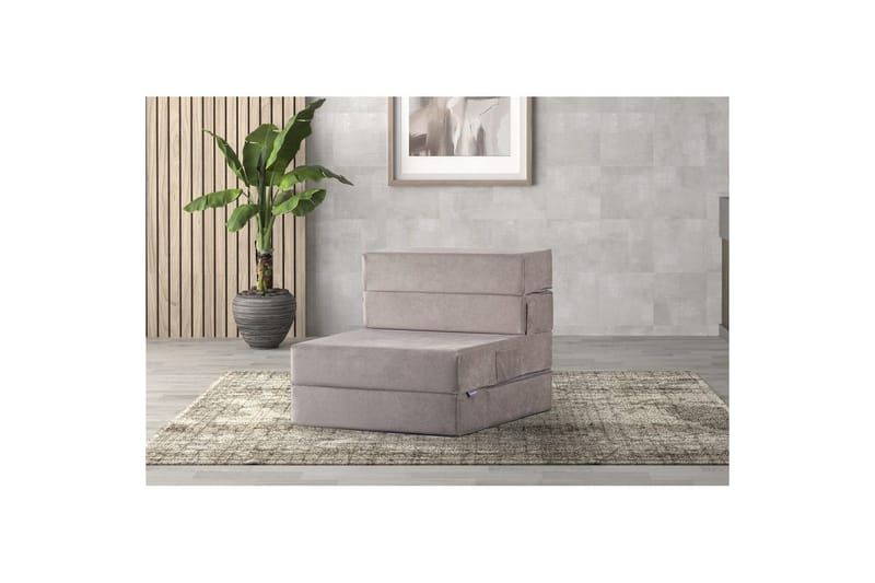 1-seters Sovesofa Maroubridgelcrest Lys Grå - Lys Grå - Møbler - Stoler & lenestoler - Lenestoler - Sovestol