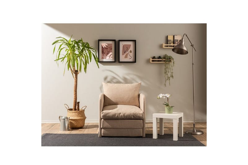 1-seters Sovesofa Rubby Beige - Beige - Møbler - Stoler & lenestoler - Lenestoler - Sovestol
