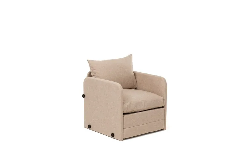 1-seters Sovesofa Rubby Beige - Beige - Møbler - Stoler & lenestoler - Lenestoler - Sovestol