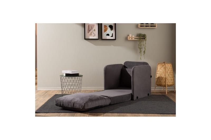 1-seters Sovesofa Rubby Grå - Grå - Møbler - Stoler & lenestoler - Lenestoler - Sovestol
