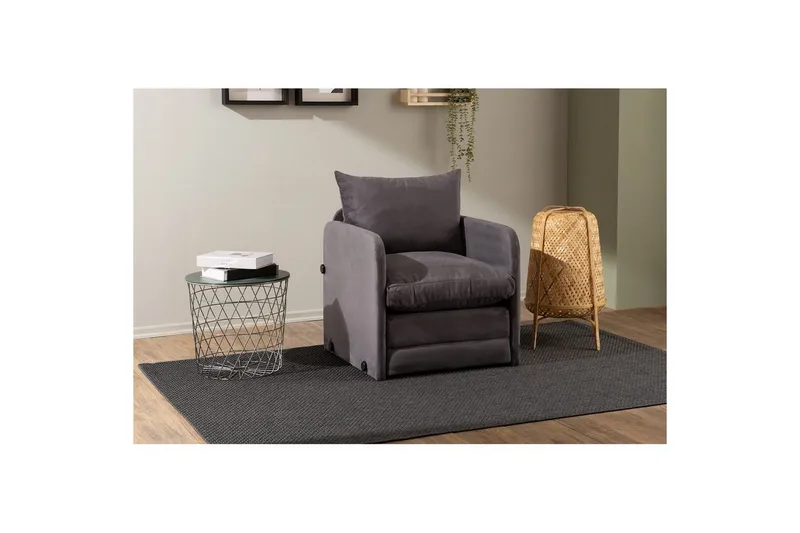 1-seters Sovesofa Rubby Grå - Grå - Møbler - Stoler & lenestoler - Lenestoler - Sovestol