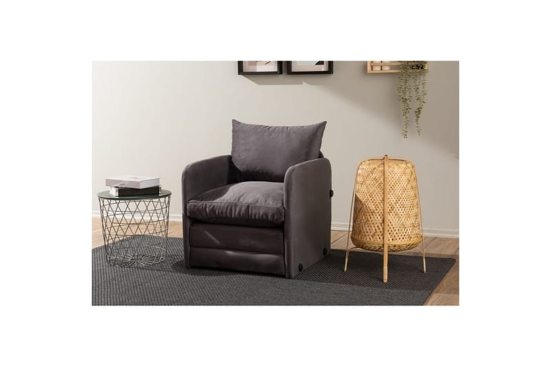 1-seters Sovesofa Rubby Grå - Grå - Møbler - Stoler & lenestoler - Lenestoler - Sovestol