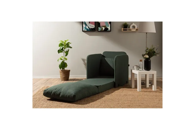 1-seters Sovesofa Rubby Grønn - Grønn - Møbler - Stoler & lenestoler - Lenestoler - Sovestol