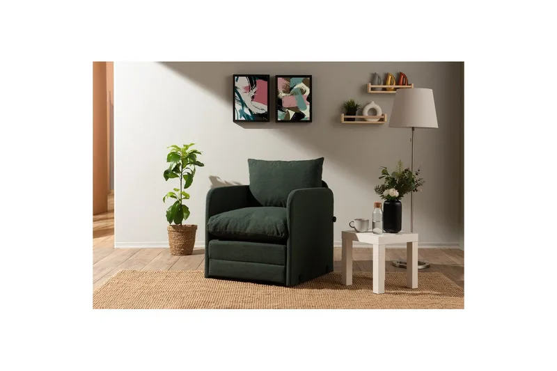 1-seters Sovesofa Rubby Grønn - Grønn - Møbler - Stoler & lenestoler - Lenestoler - Sovestol