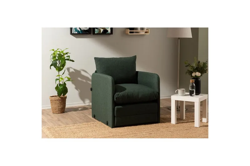 1-seters Sovesofa Rubby Grønn - Grønn - Møbler - Stoler & lenestoler - Lenestoler - Sovestol