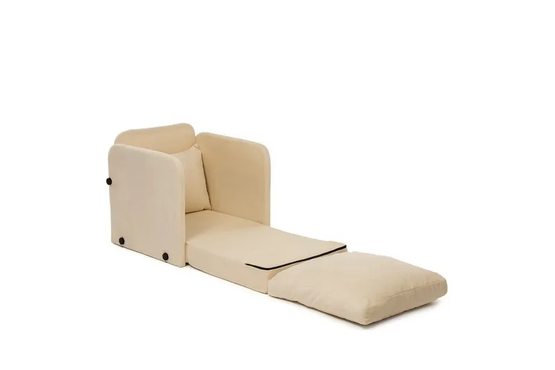 1-seters Sovesofa Rubby Krem - Krem - Møbler - Stoler & lenestoler - Lenestoler - Sovestol