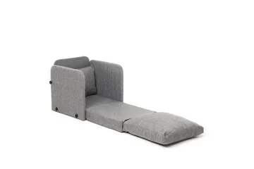 1-seters Sovesofa Rubby Lys Grå - Lys Grå - Møbler - Stoler & lenestoler - Lenestoler - Sovestol