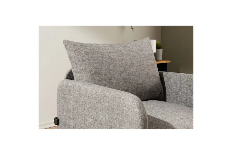 1-seters Sovesofa Rubby Lys Grå - Lys Grå - Møbler - Stoler & lenestoler - Lenestoler - Sovestol
