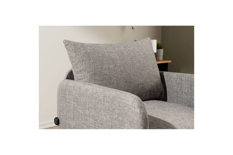 1-seters Sovesofa Rubby Lys Grå - Lys Grå - Møbler - Stoler & lenestoler - Lenestoler - Sovestol