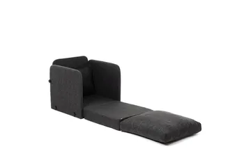 1-seters Sovesofa Rubby Mørk grå - Mørk grå - Møbler - Stoler & lenestoler - Lenestoler - Sovestol