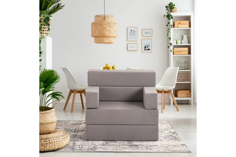 1-seters Sovesofa Yoraemere Grå - Lysegrå - Møbler - Stoler & lenestoler - Lenestoler - Sovestol