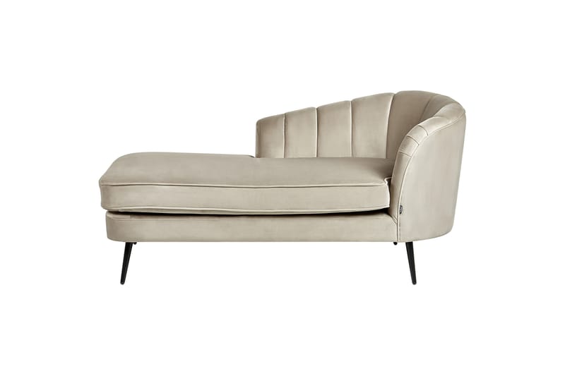 Allier Sjeselong 150 cm Høyre - Beige/Svart - Møbler - Stoler & lenestoler - Lenestoler - Sjeselonglenestol & divanlenestol