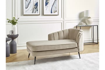 Allier Sjeselong 150 cm Høyre - Beige/Svart - Møbler - Stoler & lenestoler - Lenestoler - Sjeselonglenestol & divanlenestol