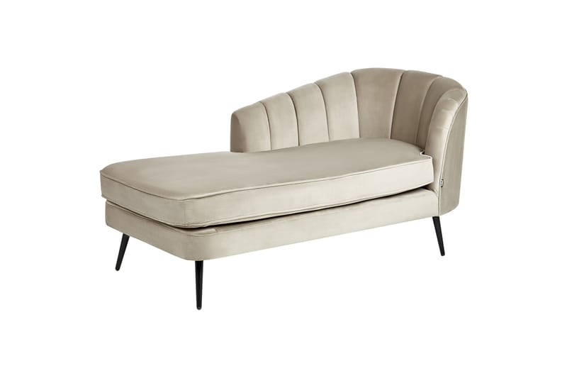 Allier Sjeselong 150 cm Høyre - Beige/Svart - Møbler - Stoler & lenestoler - Lenestoler - Sjeselonglenestol & divanlenestol