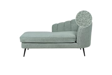 Allier Sjeselong 150 cm Høyre - Svart/Grønn - Møbler - Stoler & lenestoler - Lenestoler - Sjeselonglenestol & divanlenestol