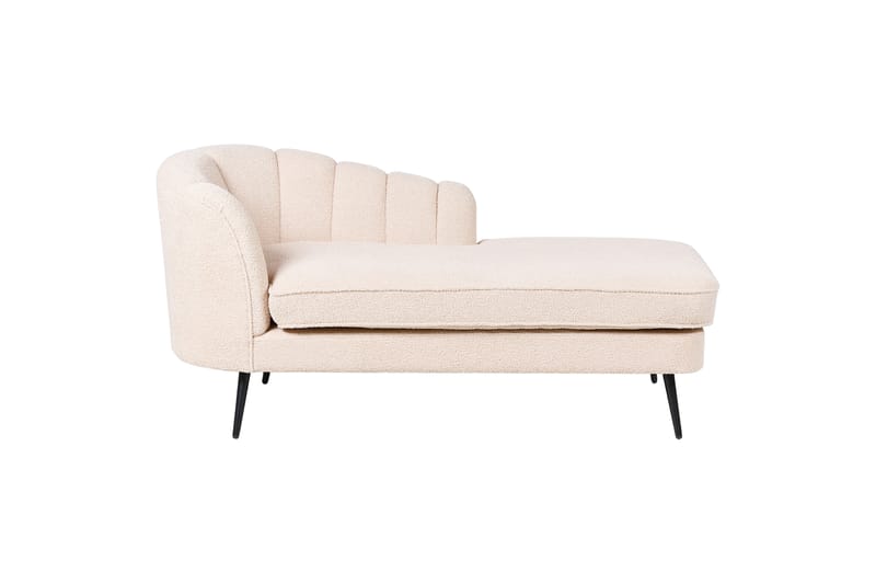 Allier Sjeselong 150 cm Venstre - Beige/Svart - Møbler - Stoler & lenestoler - Lenestoler - Sjeselonglenestol & divanlenestol