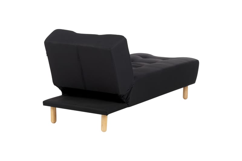 Alsten Sjeselong 163 cm - Svart/Lyst tre - Møbler - Stoler & lenestoler - Lenestoler - Sjeselonglenestol & divanlenestol
