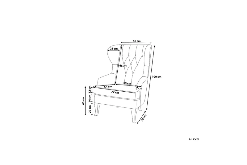 Alta Lenestol - Grønn - Møbler - Stoler & lenestoler - Lenestoler