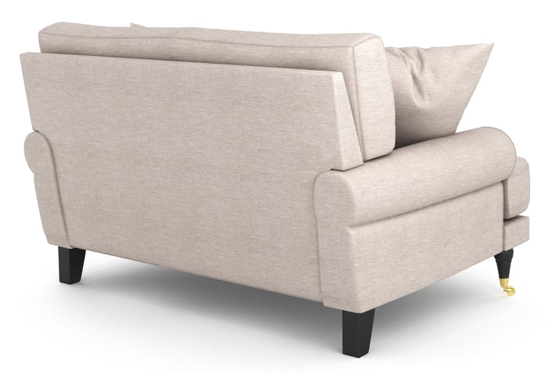 Andrew Loveseat - Beige/Messing - Lenestoler