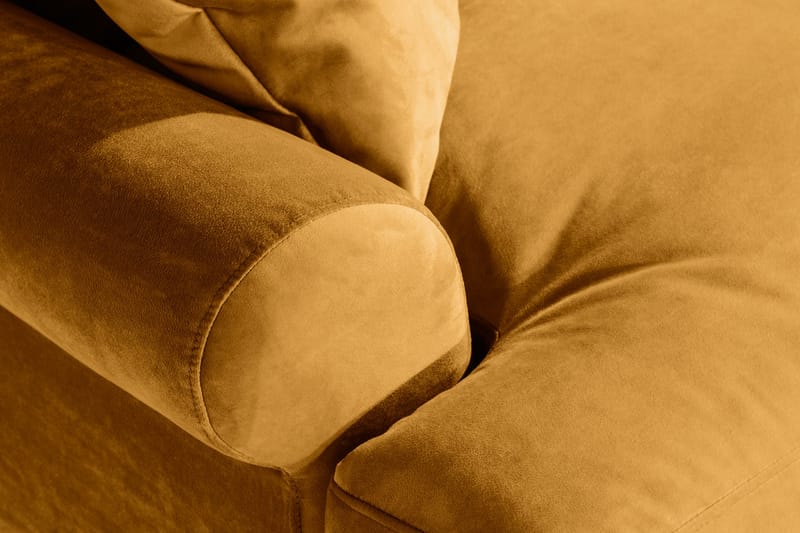 Andrew Loveseat Fløyel - Amber/Krom - Møbler - Stoler & lenestoler - Lenestoler