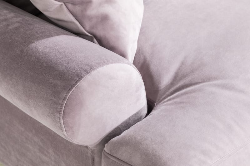 Andrew Loveseat Fløyel - Lilla/Krom - Møbler - Stoler & lenestoler - Lenestoler