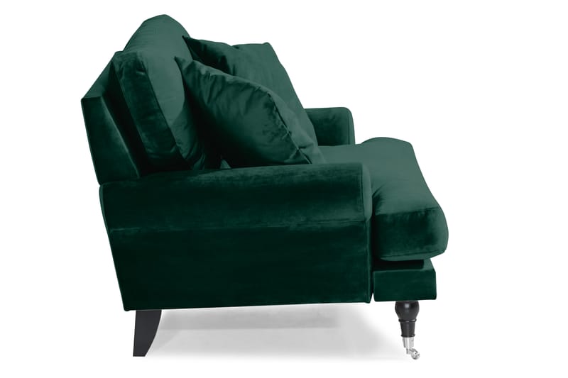 Andrew Loveseat Fløyel - Mørkegrønn/Krom - Møbler - Stoler & lenestoler - Lenestoler
