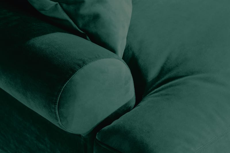 Andrew Loveseat Fløyel - Mørkegrønn/Messing - Møbler - Stoler & lenestoler - Lenestoler