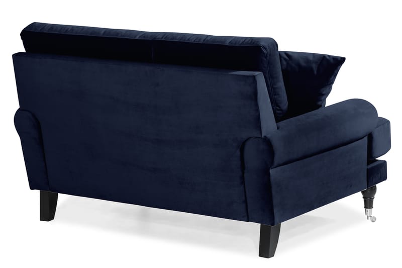 Andrew Loveseat Fløyel - Midnattsblå/Krom - Møbler - Stoler & lenestoler - Lenestoler