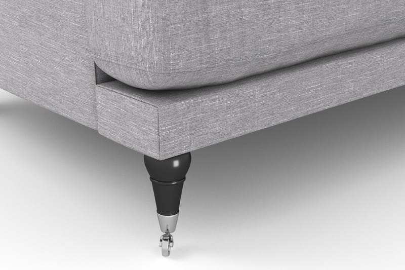 Andrew Loveseat - Lysegrå/Krom - Møbler - Stoler & lenestoler - Lenestoler