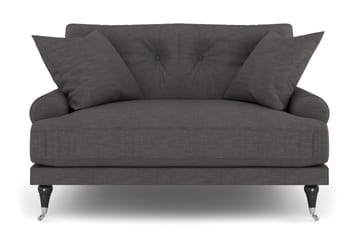 Andrew Loveseat - Mørkegrå/Krom - Møbler - Stoler & lenestoler - Lenestoler