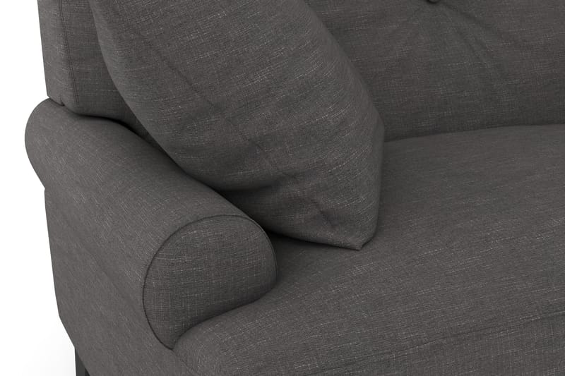 Andrew Loveseat - Mørkegrå/Krom - Møbler - Stoler & lenestoler - Lenestoler