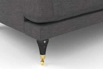 Andrew Loveseat - Mørkegrå/Messing - Møbler - Stoler & lenestoler - Lenestoler