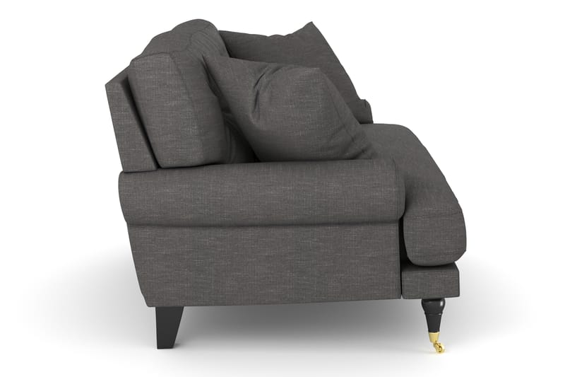 Andrew Loveseat - Mørkegrå/Messing - Møbler - Stoler & lenestoler - Lenestoler